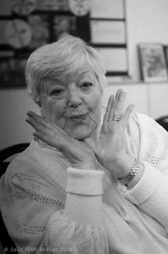 Smiling Woman at the daycare centre