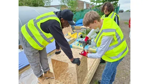 young people at workshop