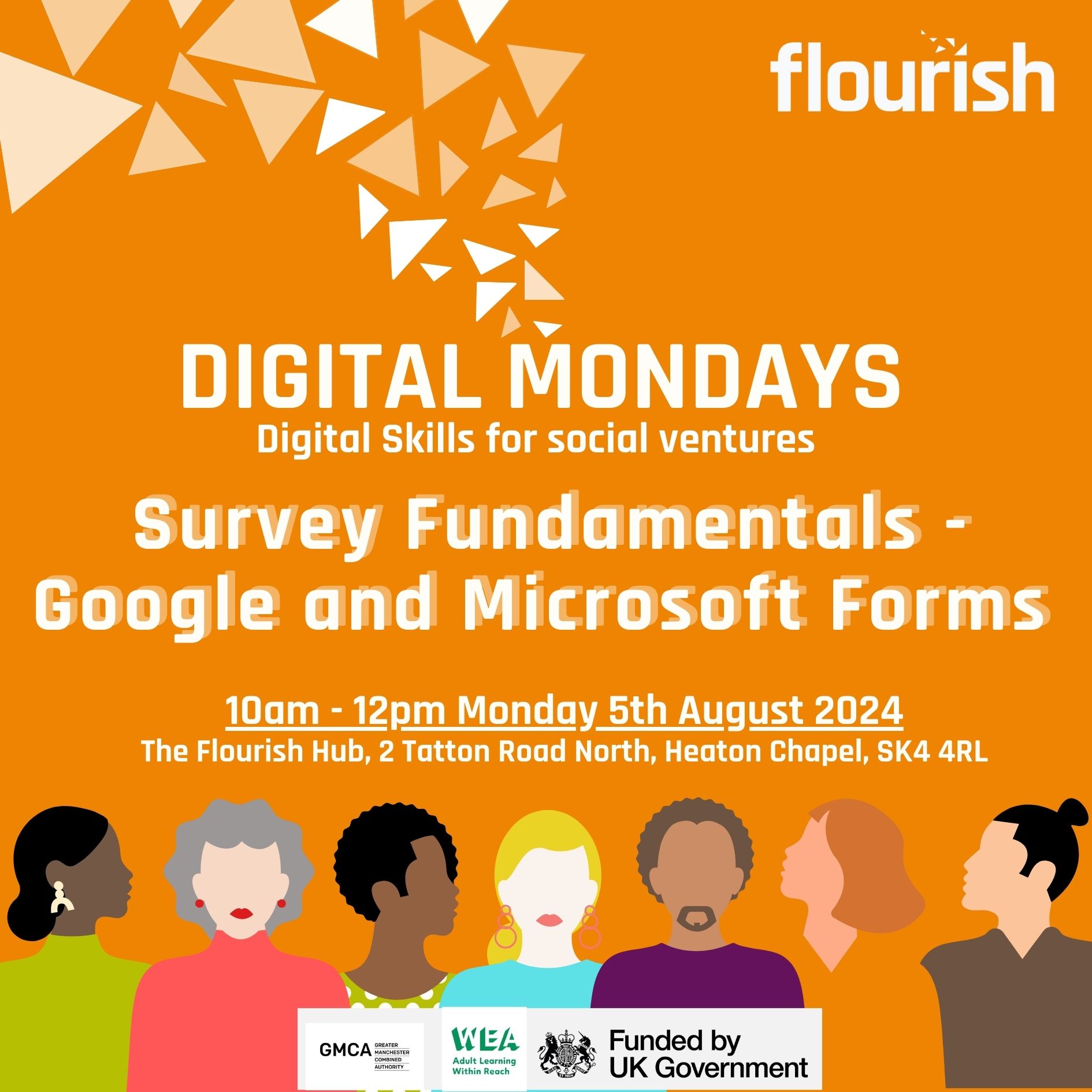 information poster graphic for Digital Monday session