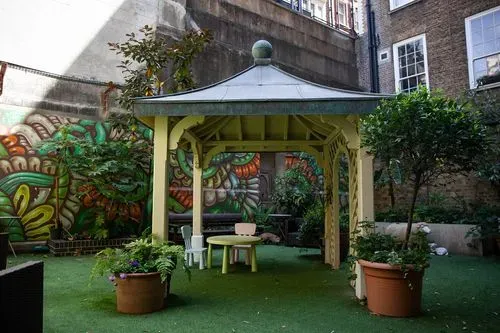 The garden at Fitzrovia Community Centre