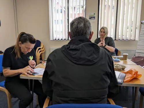 service user with two RSLI staff