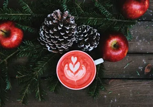 festive coffee