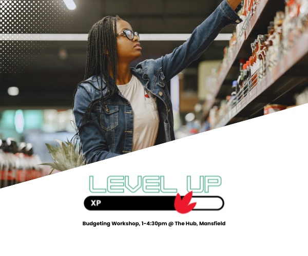 young woman shopping in a supermarket