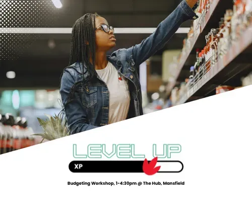 young woman shopping in a supermarket