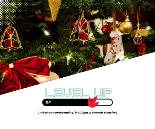 decorations on a christmas tree