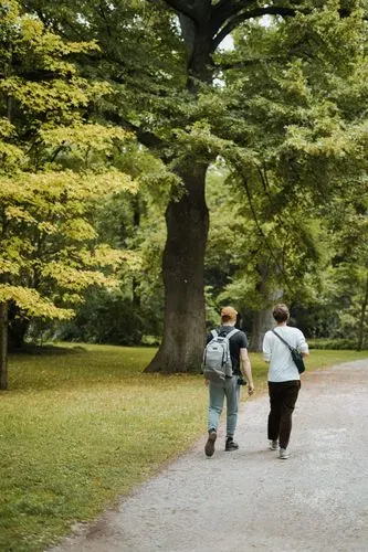 People walking