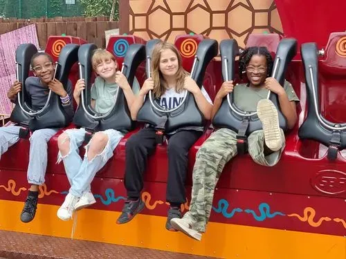Children at fun fair