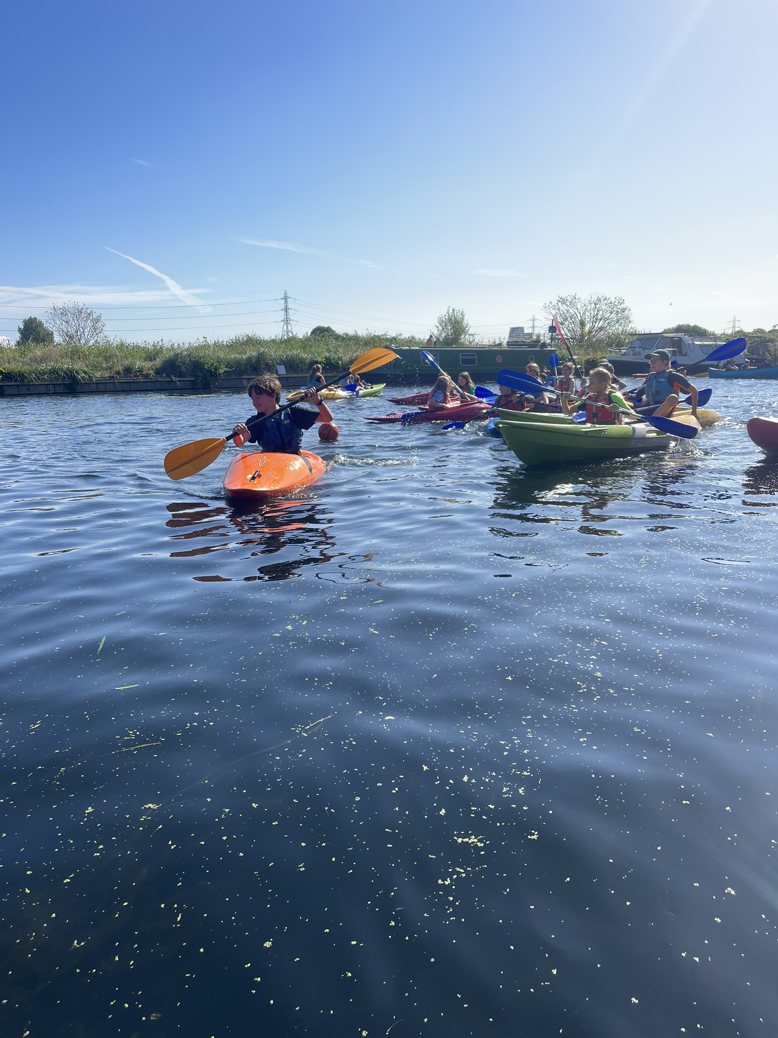 Paddling on the river Lea with Leaside 