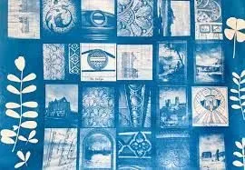 images of cyanotype prints